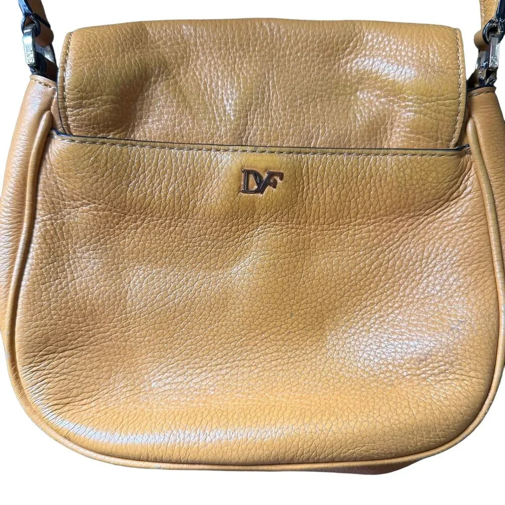 DIANE VON FURSTENBERG Iggy Saddle‎ Bag Mustard